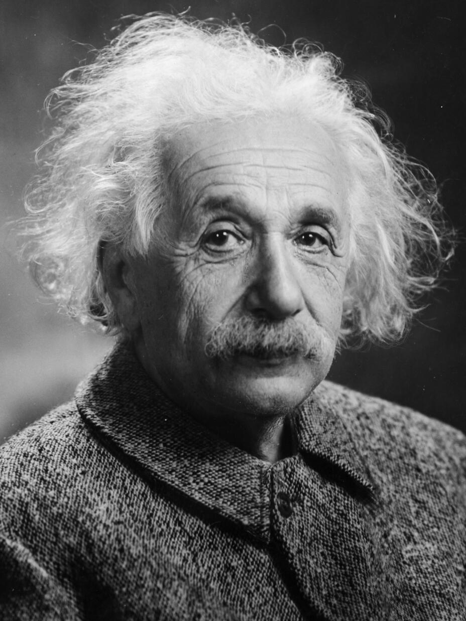 Headshot of Albert Einstein